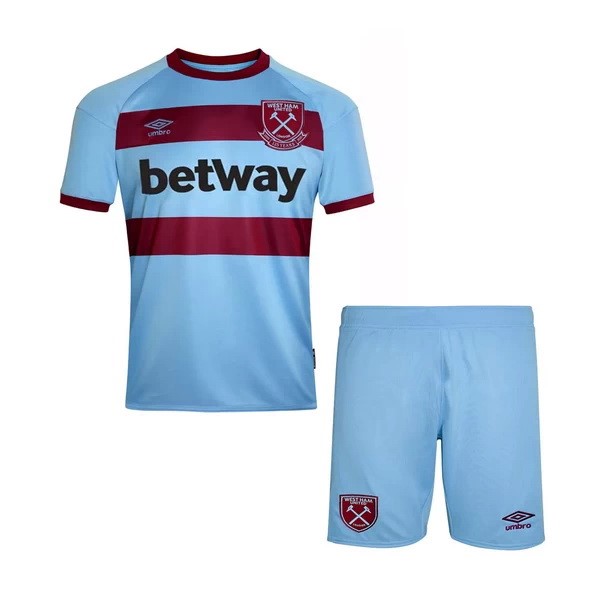 Camiseta West Ham United 2ª Niños 2020/21 Azul